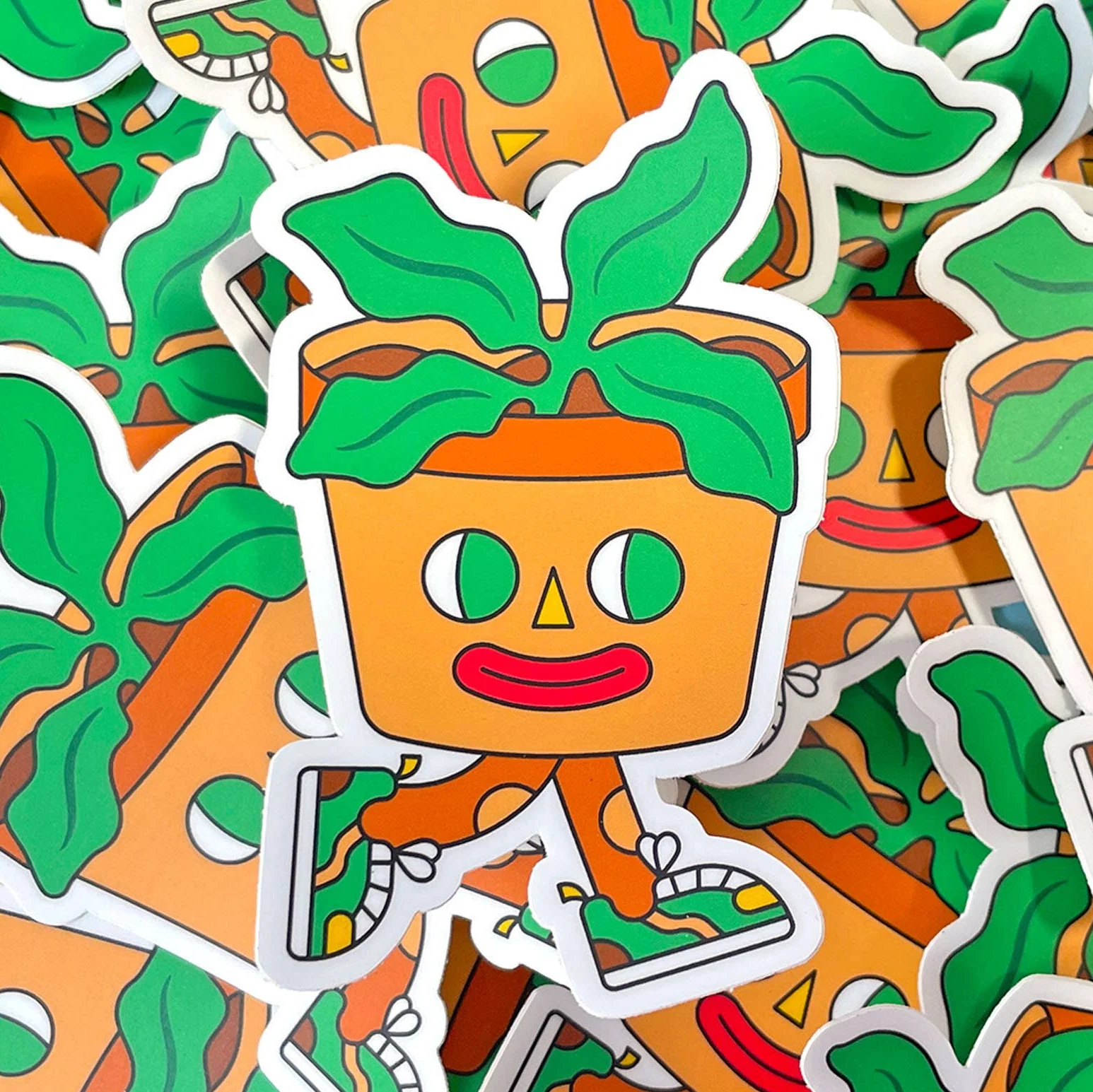 Cuppa Greens Matte Vinyl Sticker - Image 4