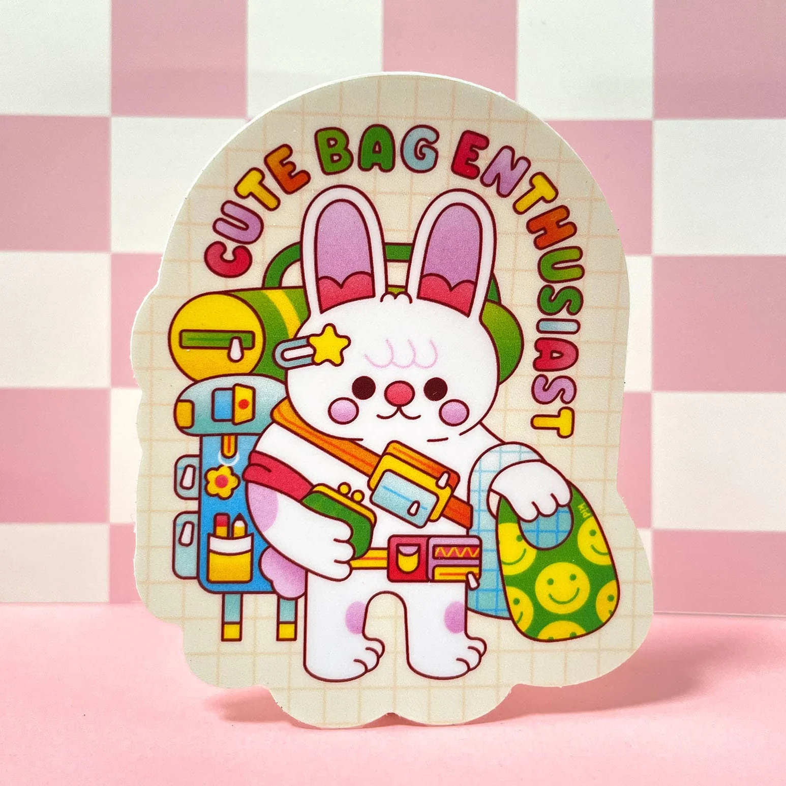 Cute Bag Enthusiast Sticker