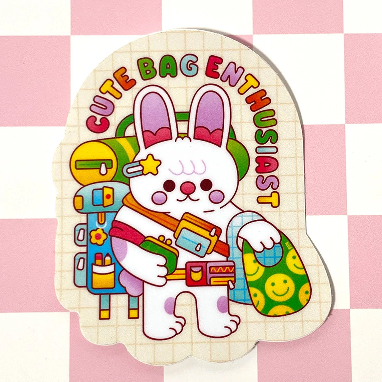 Cute Bag Enthusiast Sticker - Image 3