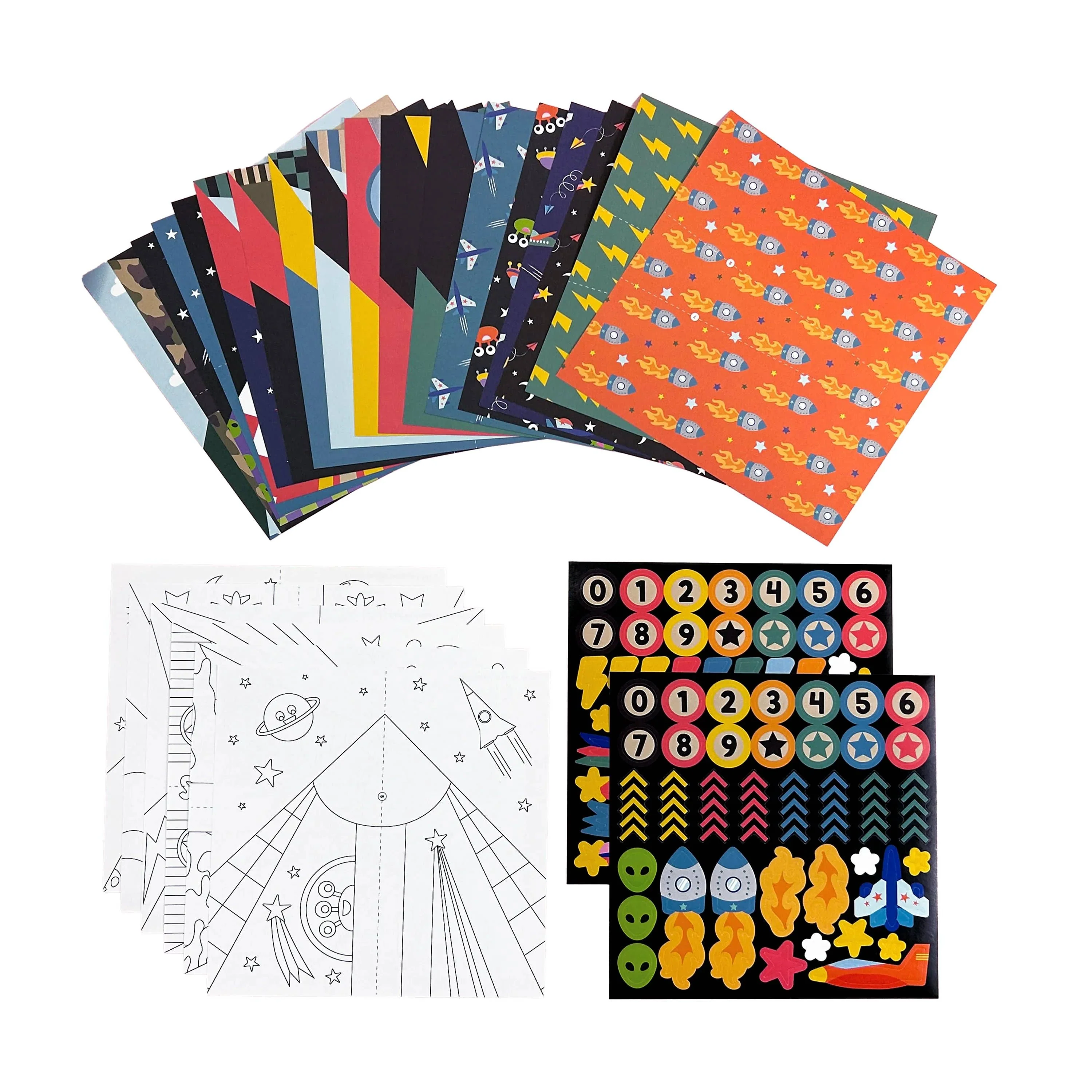 D.I.Y. Paper Air Planes Activity Kit - set of 24 designs - Image 2