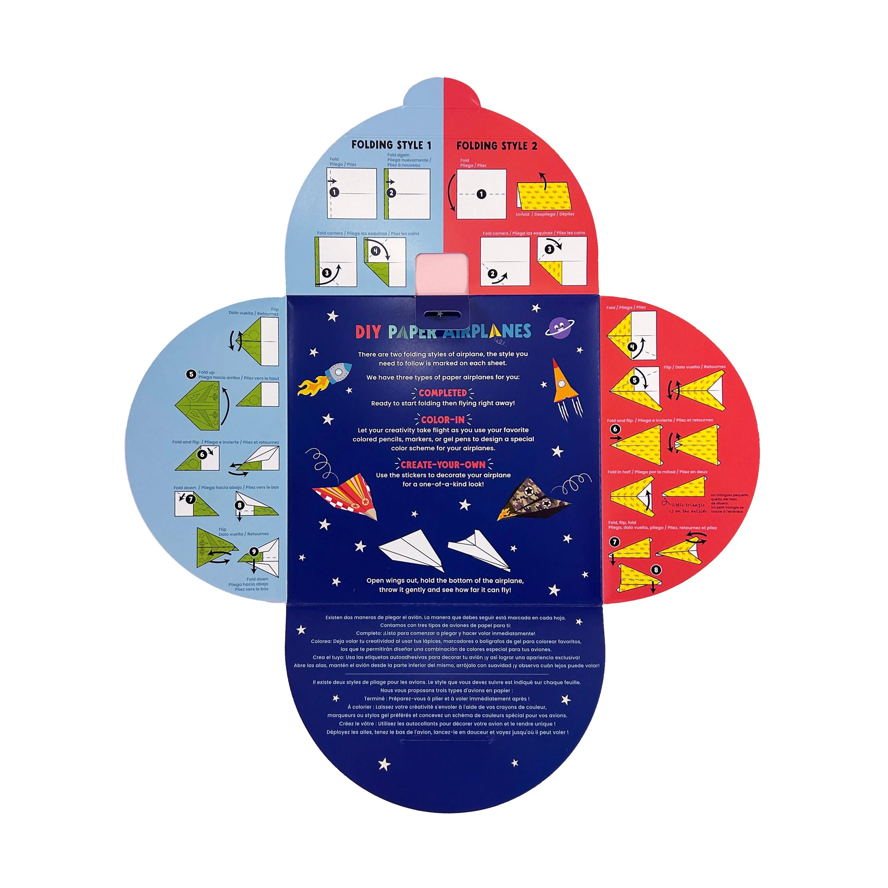 D.I.Y. Paper Air Planes Activity Kit - set of 24 designs - Image 3