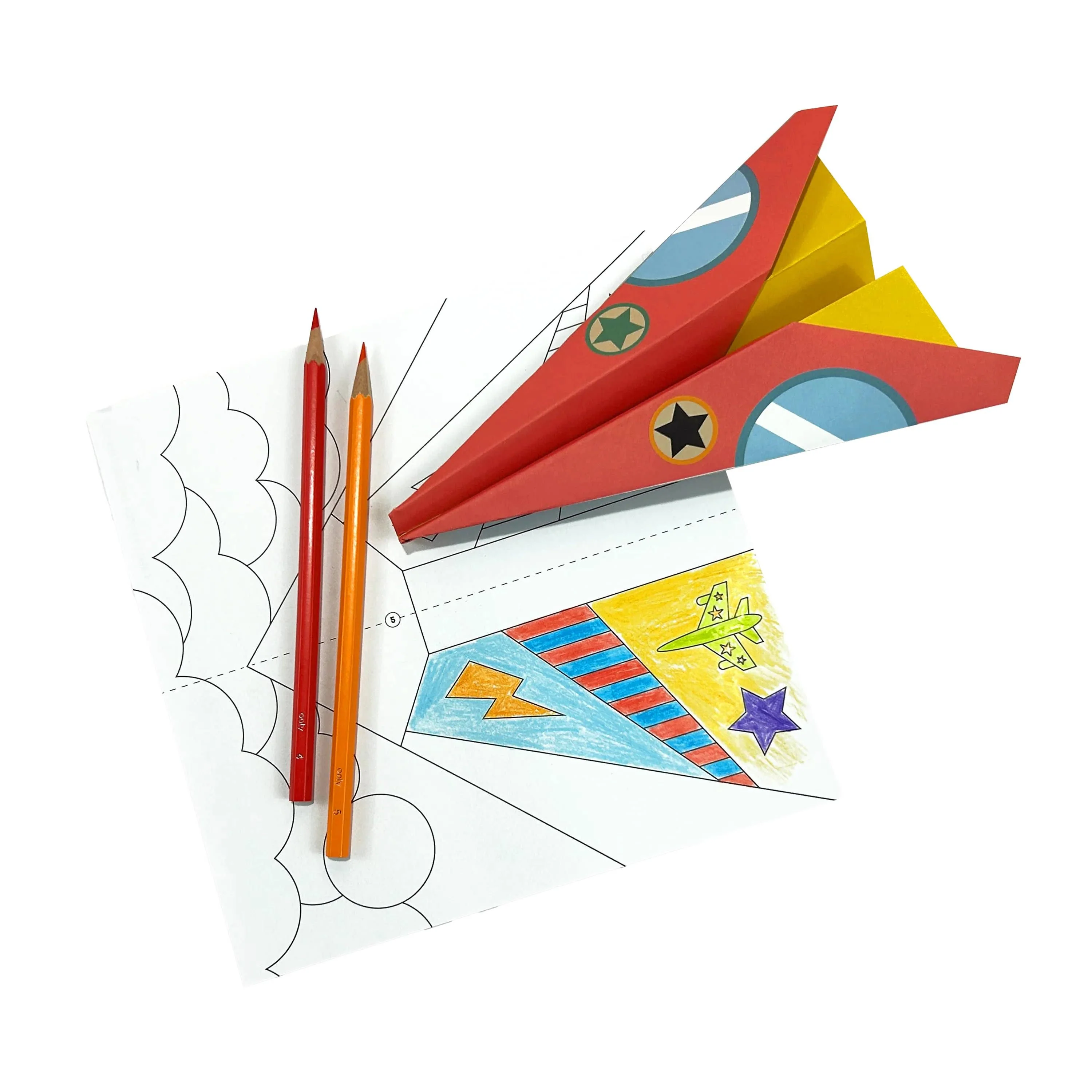D.I.Y. Paper Air Planes Activity Kit - set of 24 designs - Image 5