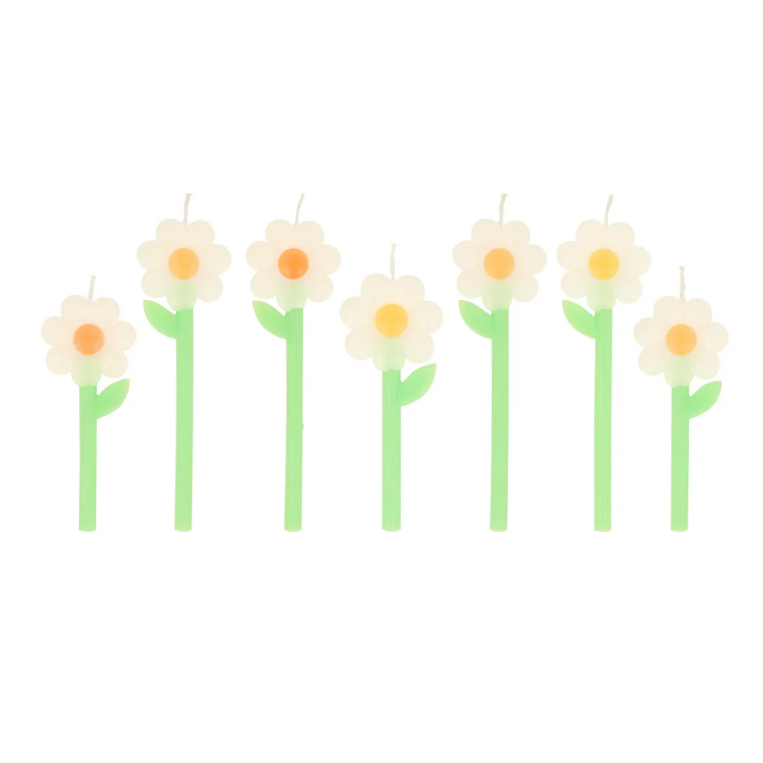 Daisy Candles (4pk)