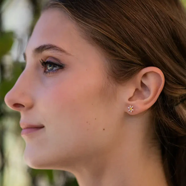 Daisy Stud Earrings - Image 3