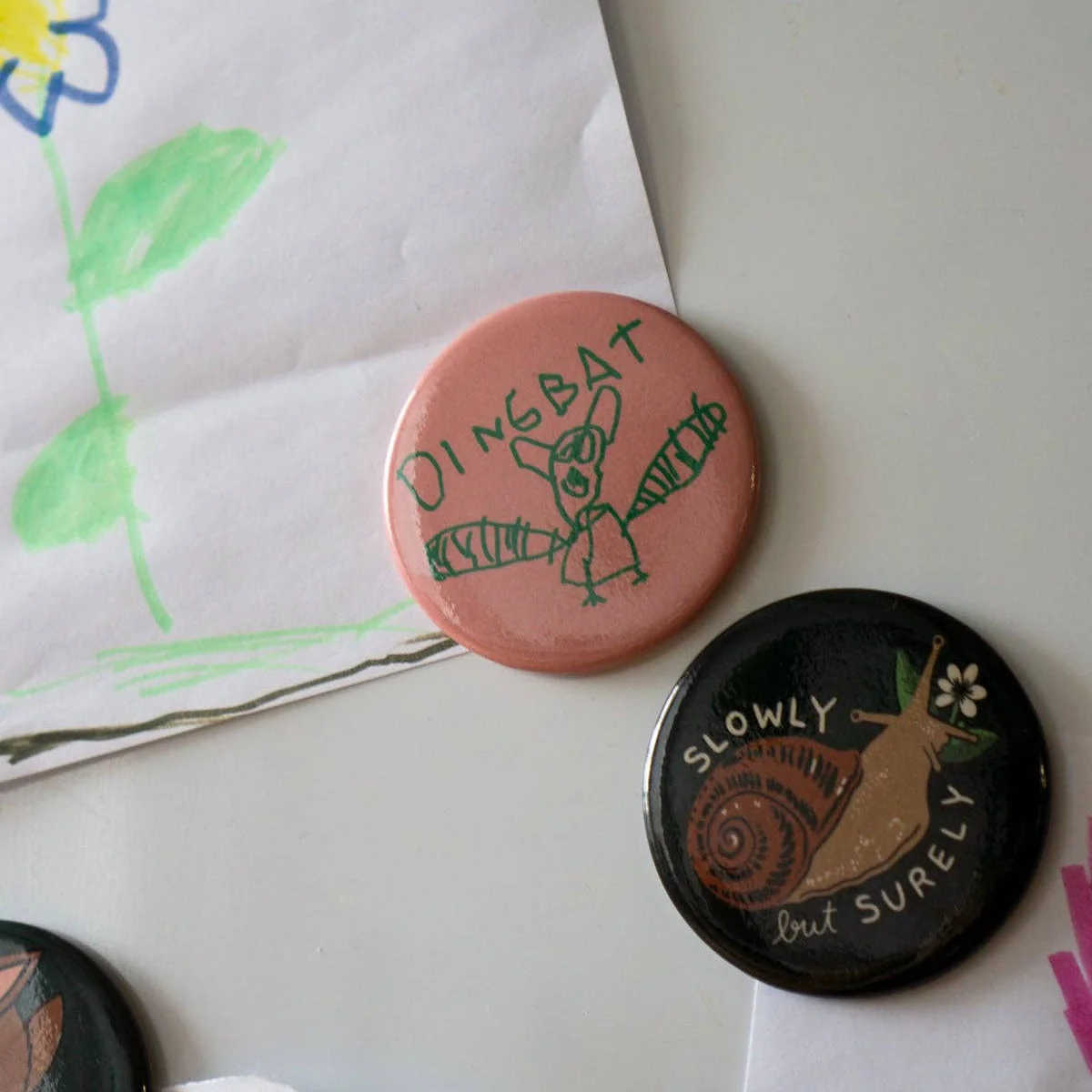 Dingbat Kids Drawing Fridge Magnet - Image 3