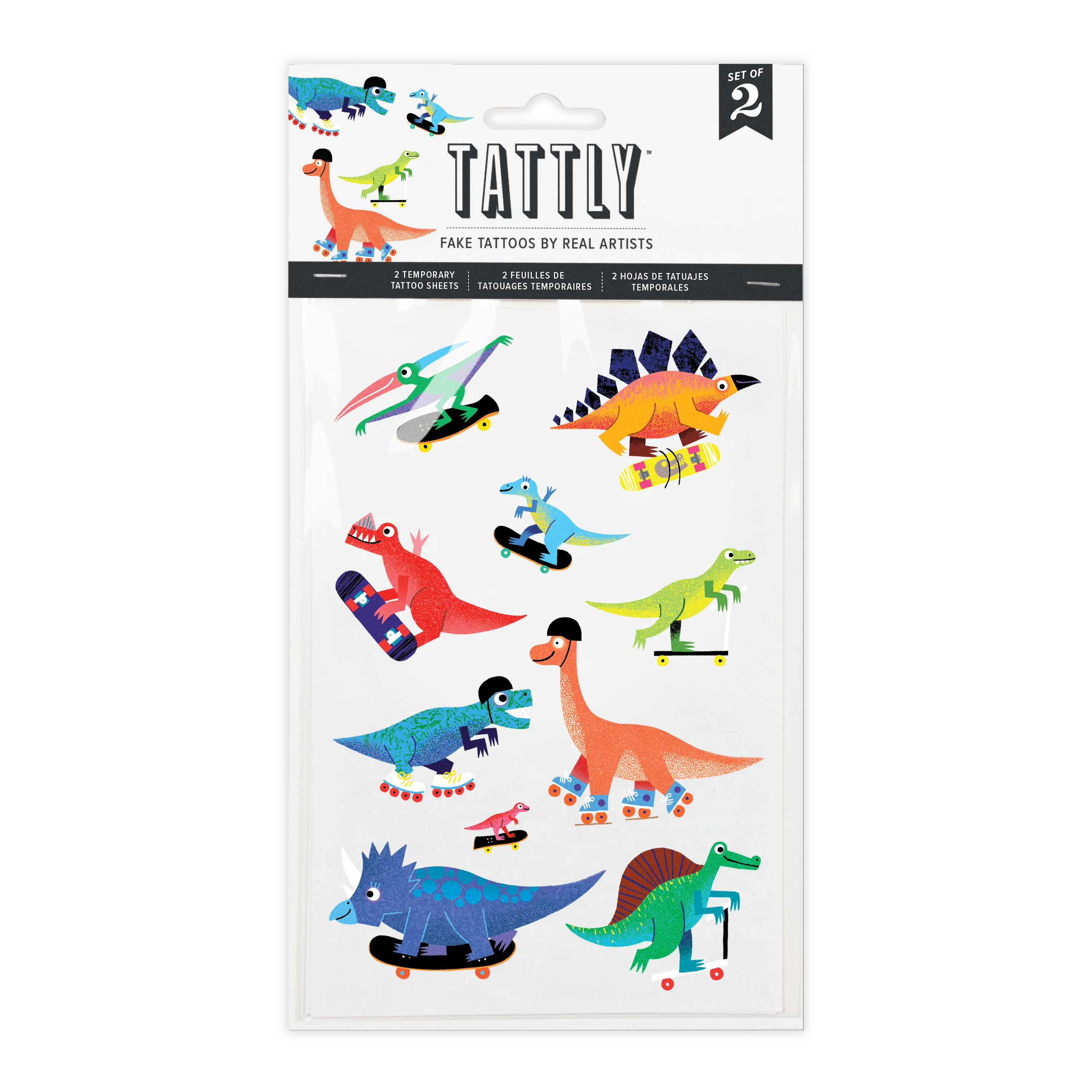 Dino Derby Tattoo Sheets - Image 4
