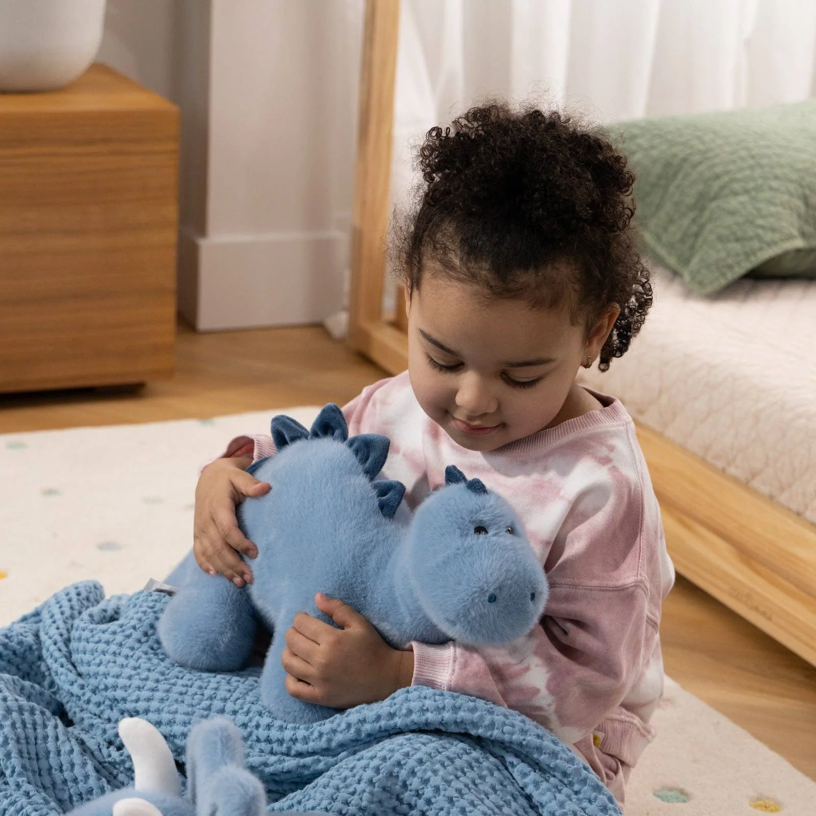 Dino Plush Toy - Blue Diplodocus - Image 2