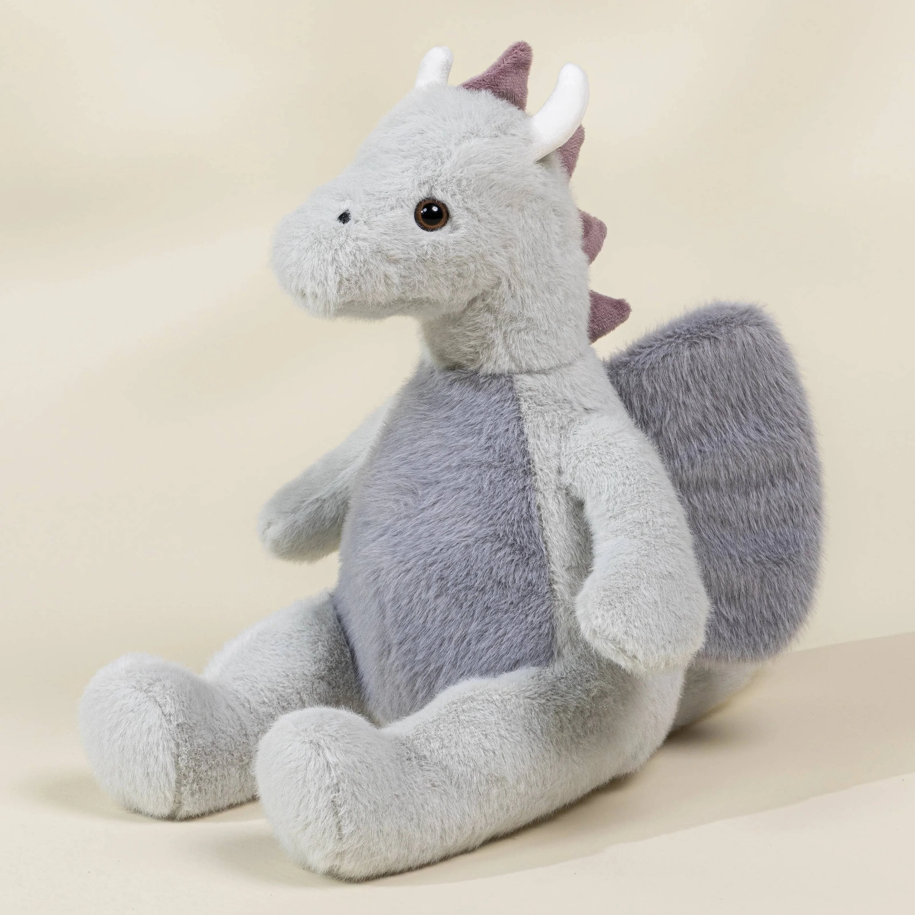 Dino Plush Toy - Grey Dragon