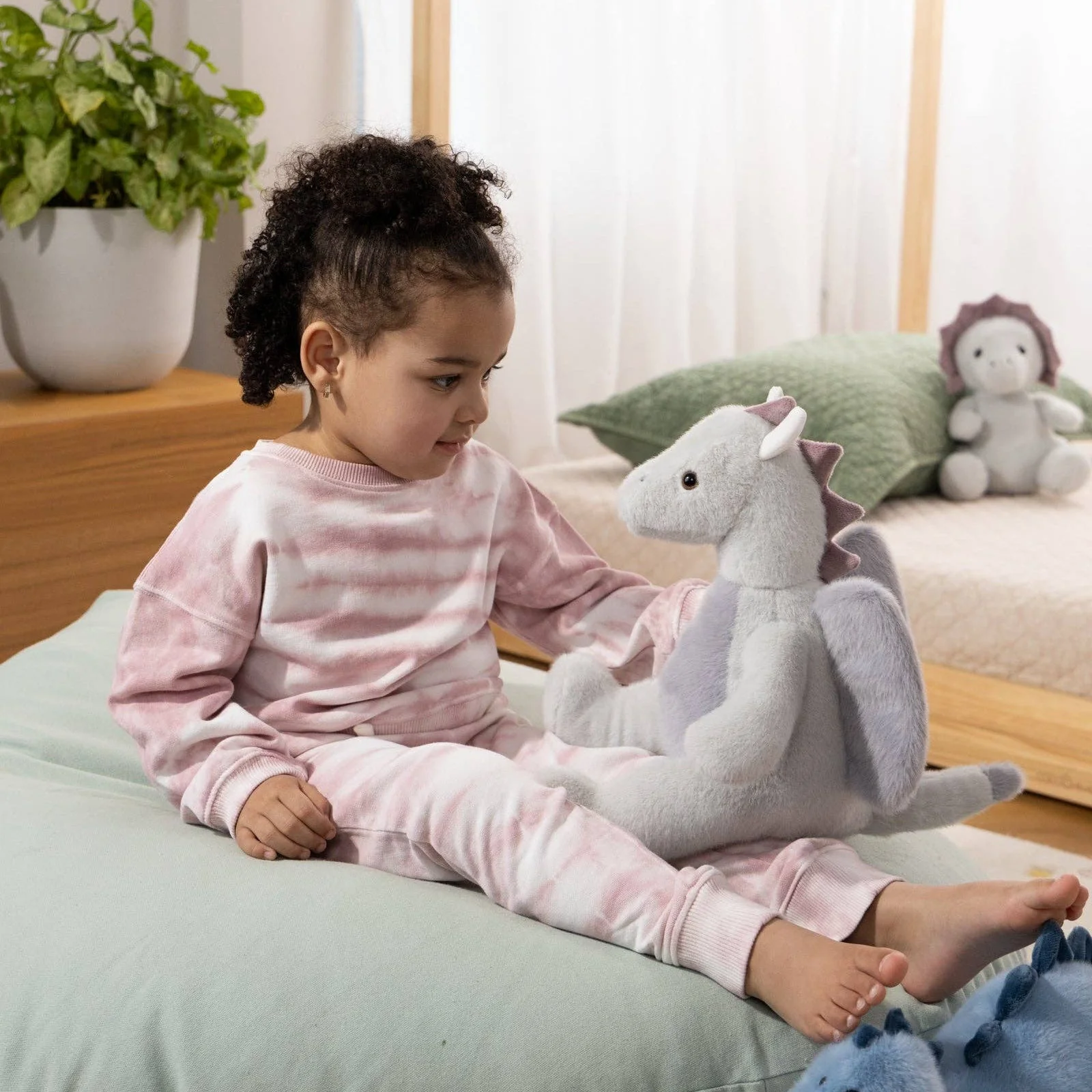 Dino Plush Toy - Grey Dragon - Image 4
