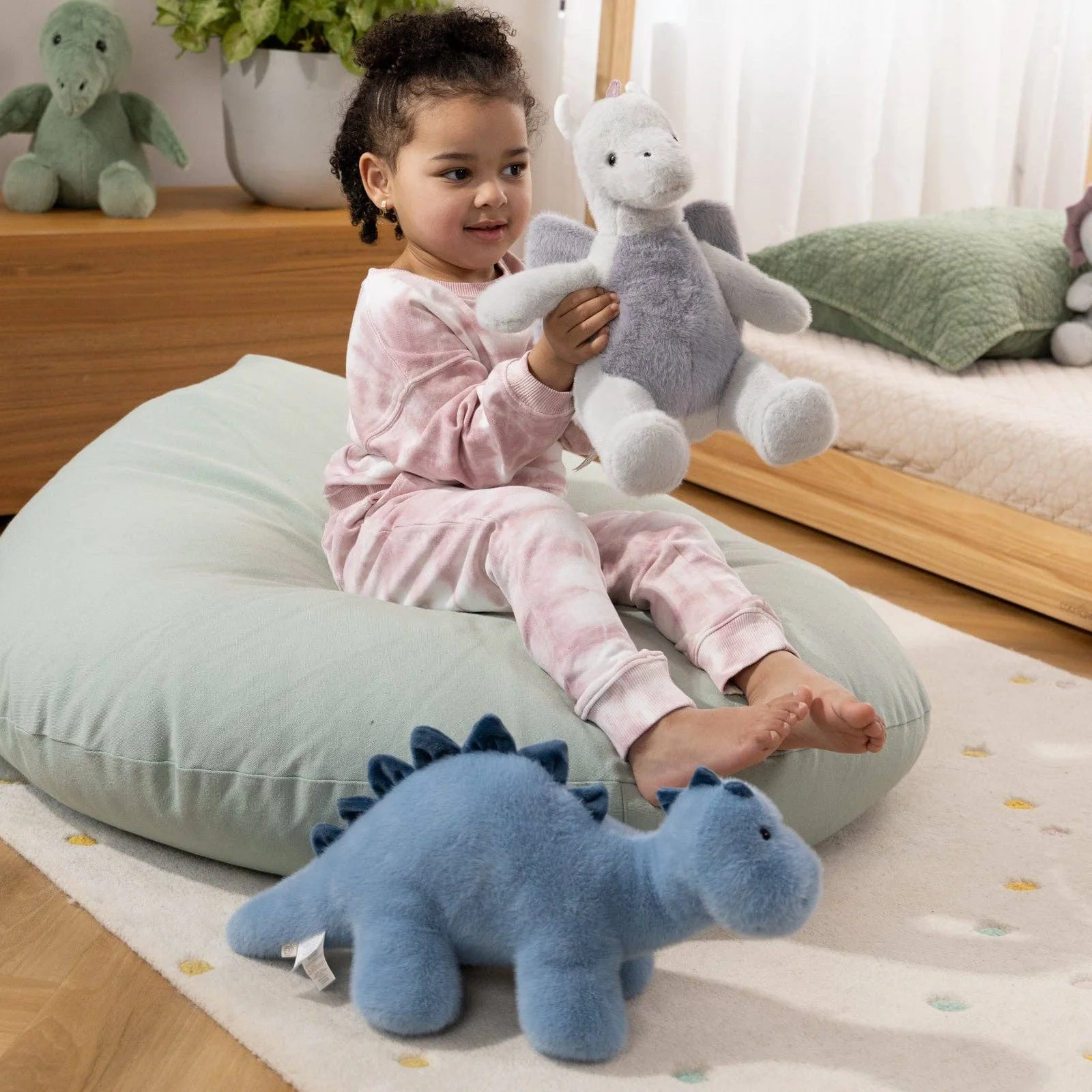 Dino Plush Toy - Grey Dragon - Image 6