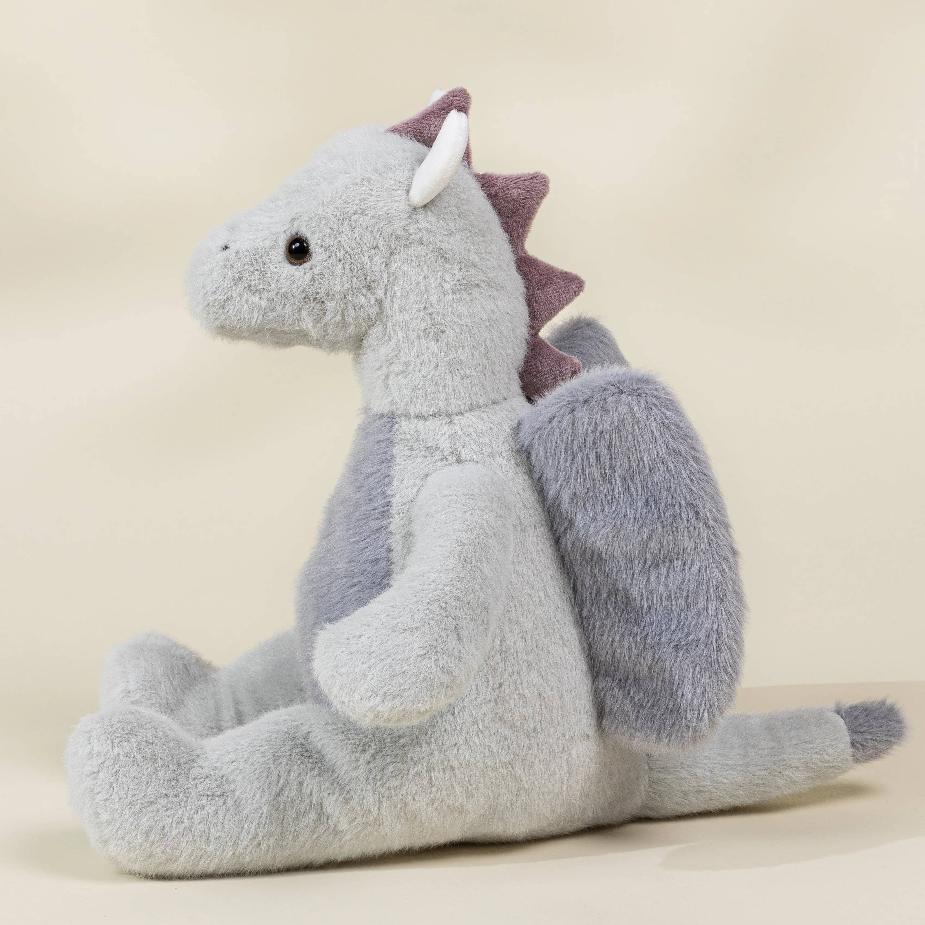 Dino Plush Toy - Grey Dragon - Image 7