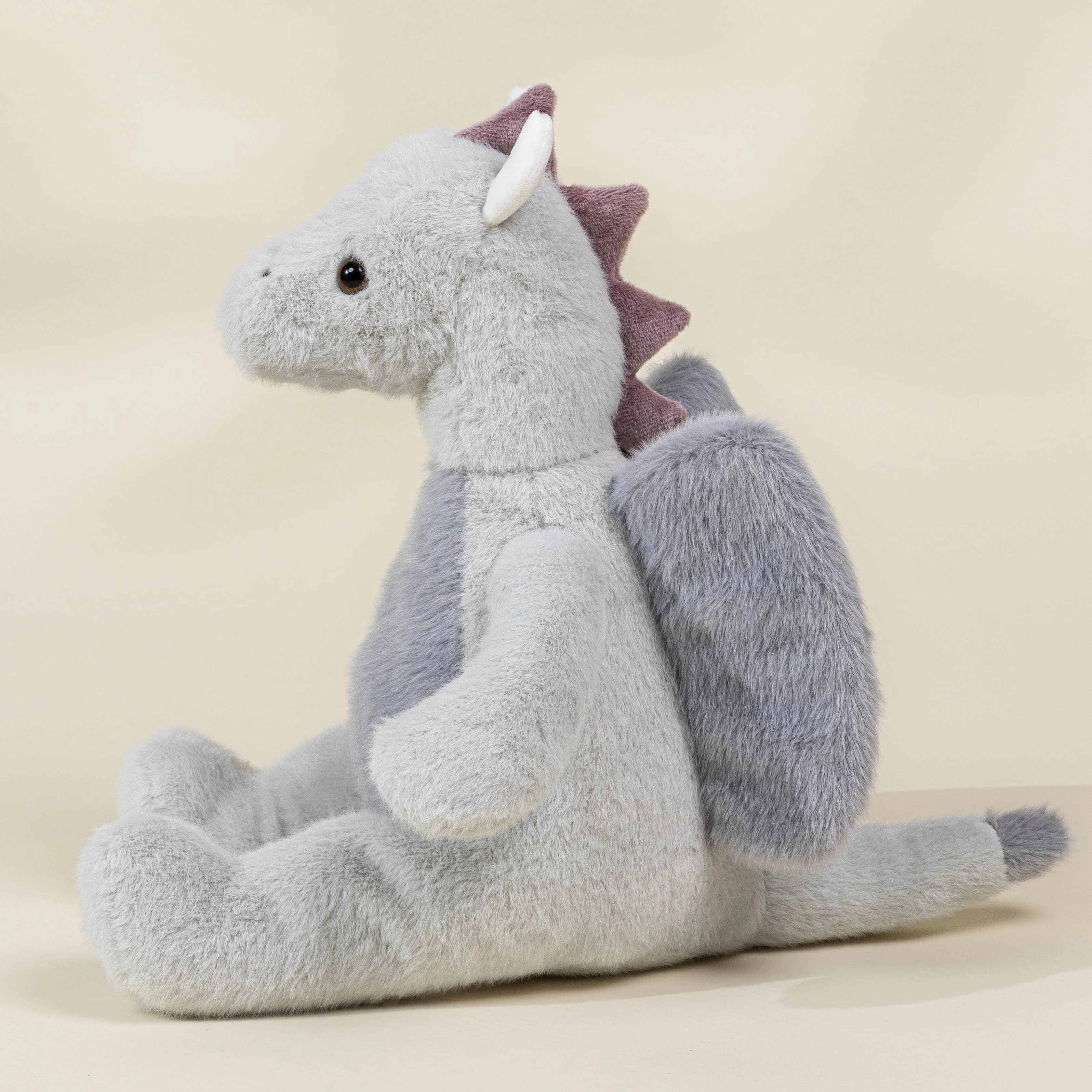 Dino Plush Toy - Grey Dragon - Image 3