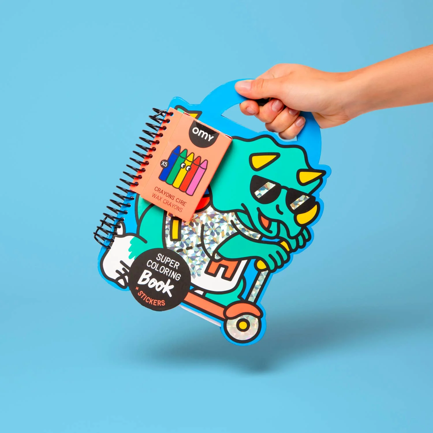 DINO SUPER COLORING & STICKER BOOK - Image 3