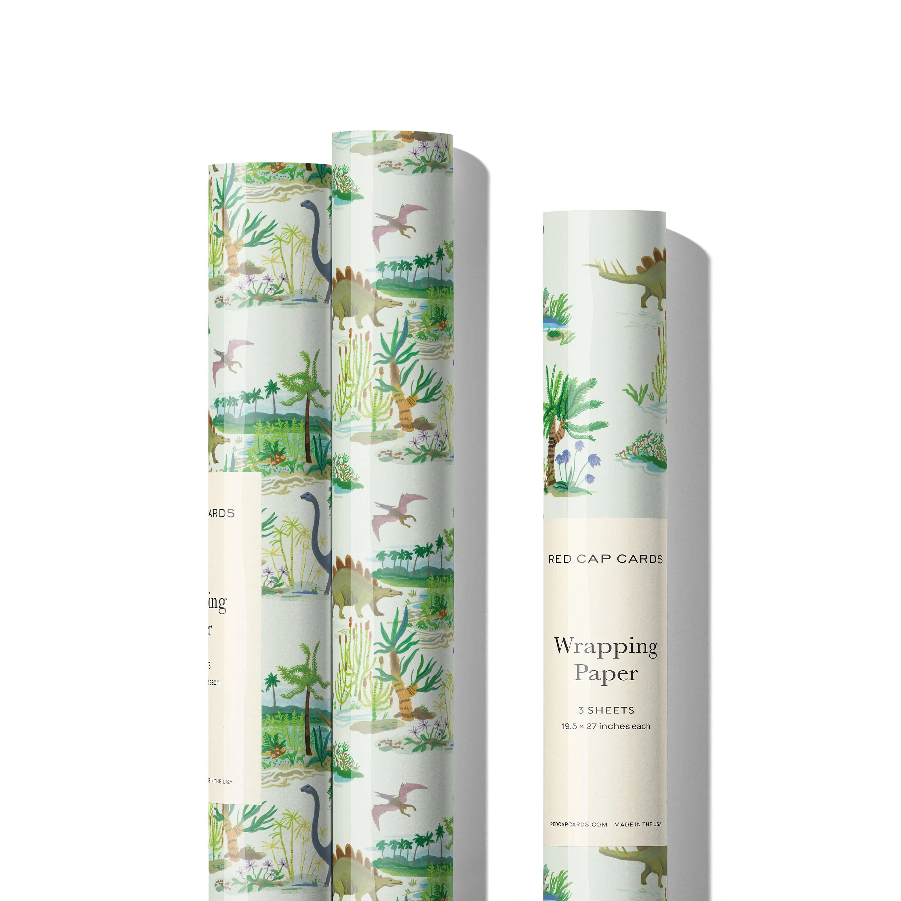 Dinosaurs wrapping paper: Rolls of 3 sheets - Image 2