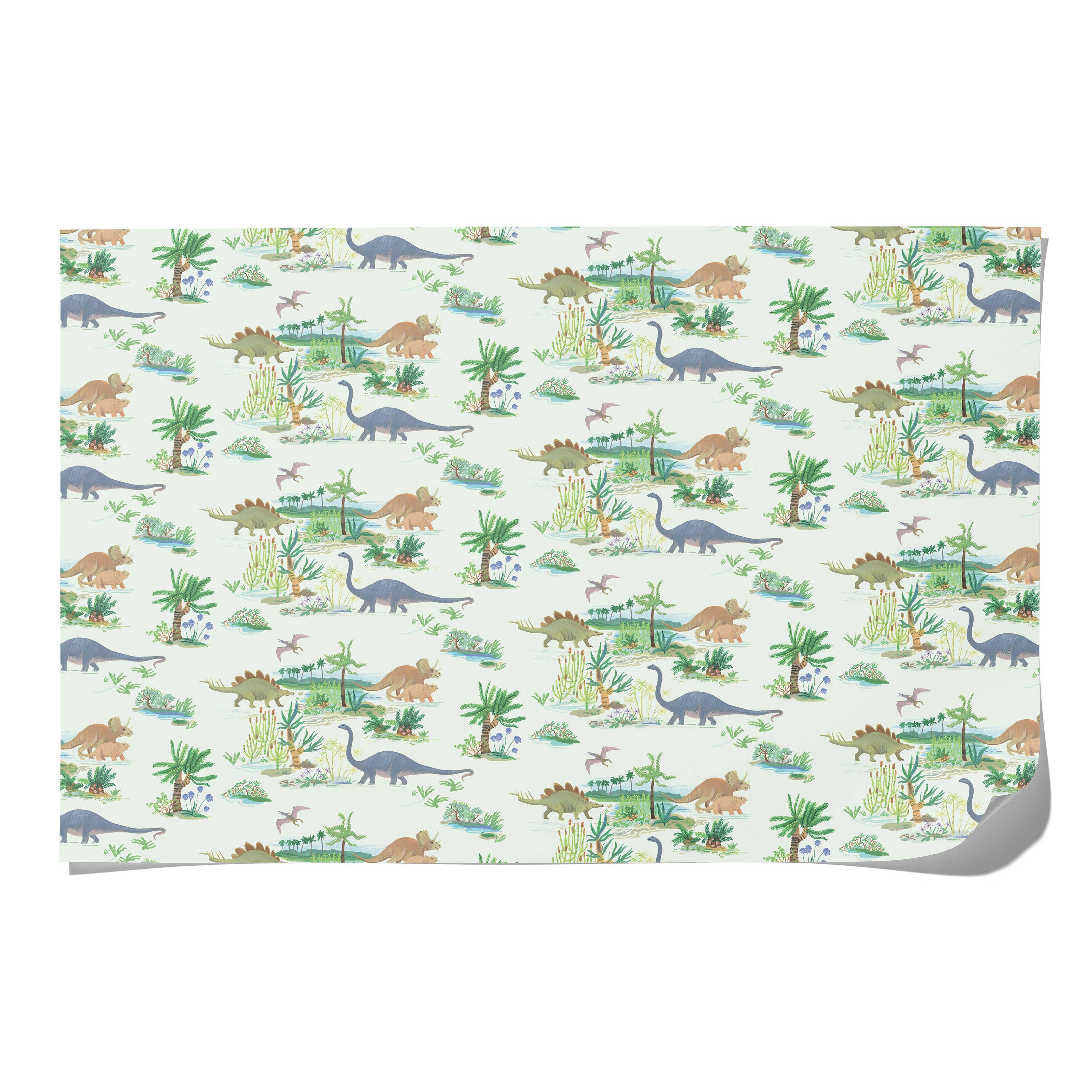 Dinosaurs wrapping paper: Rolls of 3 sheets - Image 3