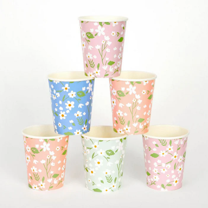 Ditsy Floral Cups (12pk)