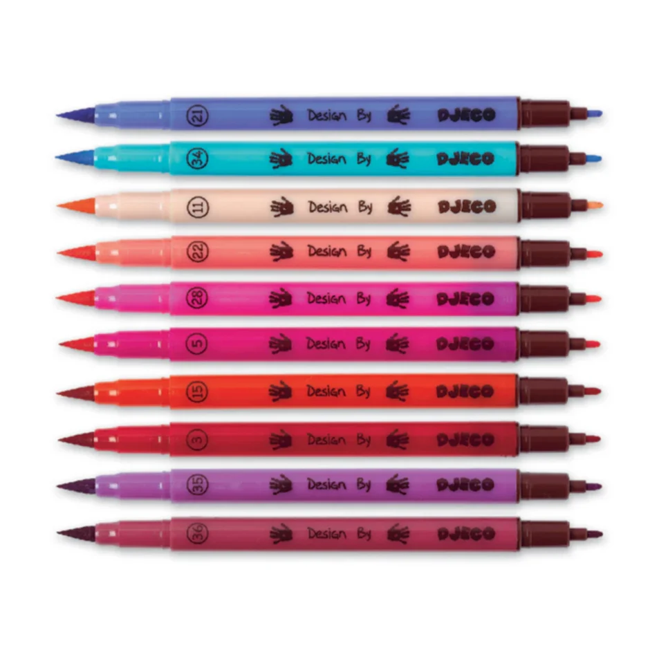 Felt Tip Brush Pens-Sweet - Image 2