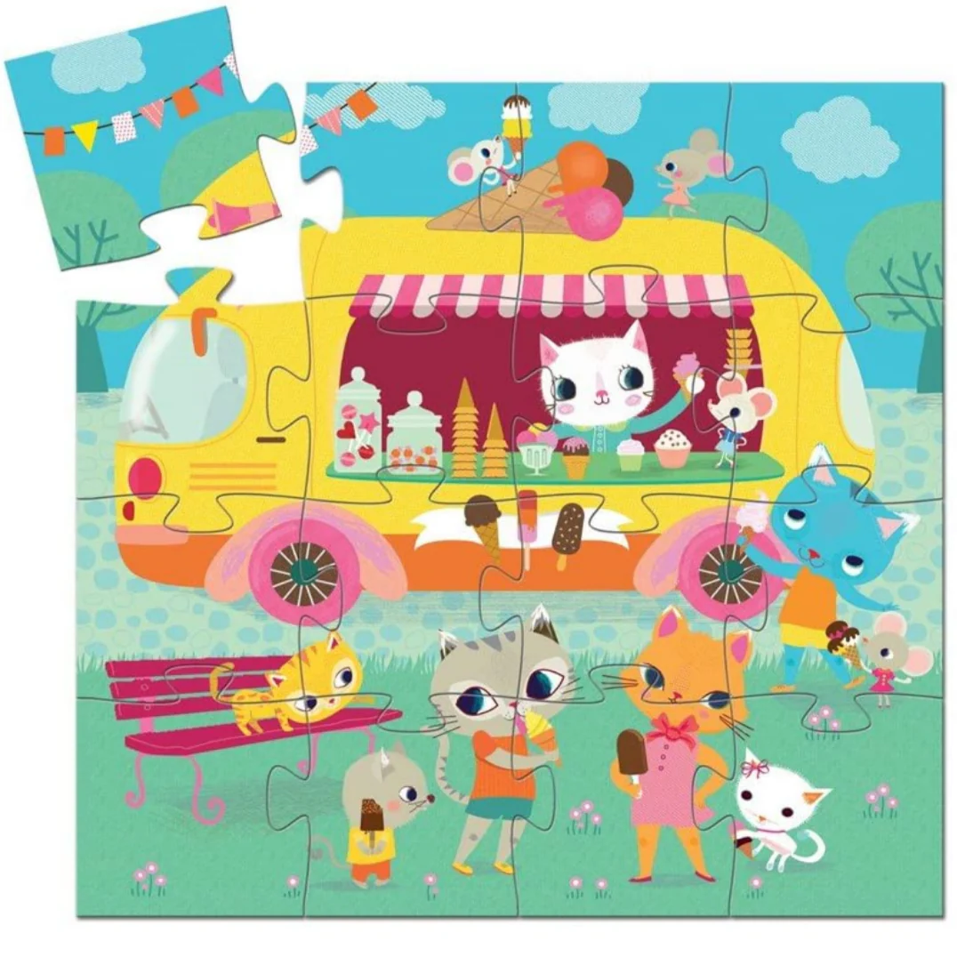 Ice Cream Truck Puzzle -16pcs - Image 2