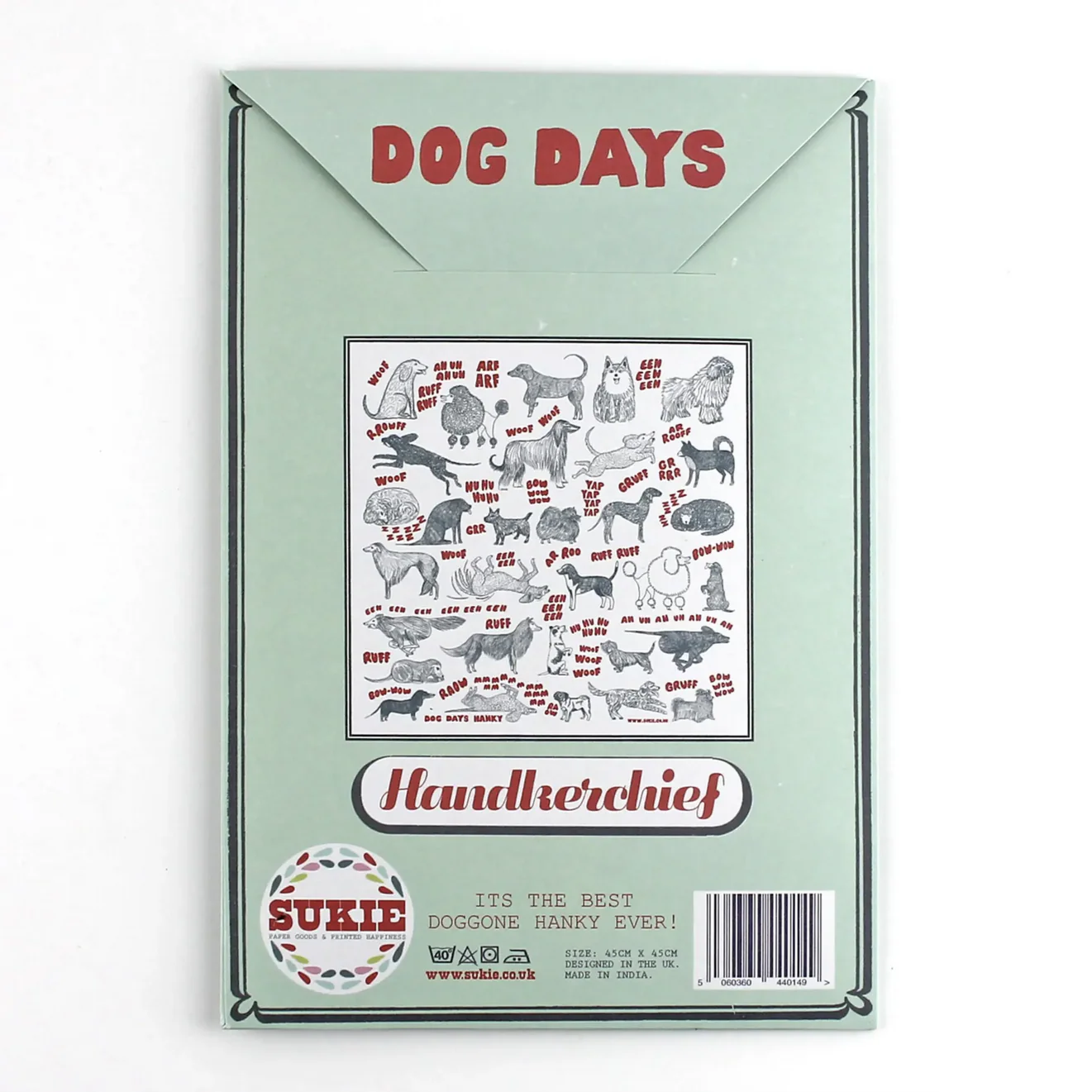 Dog Days Handkerchief Pocket Square Bandana - Image 3
