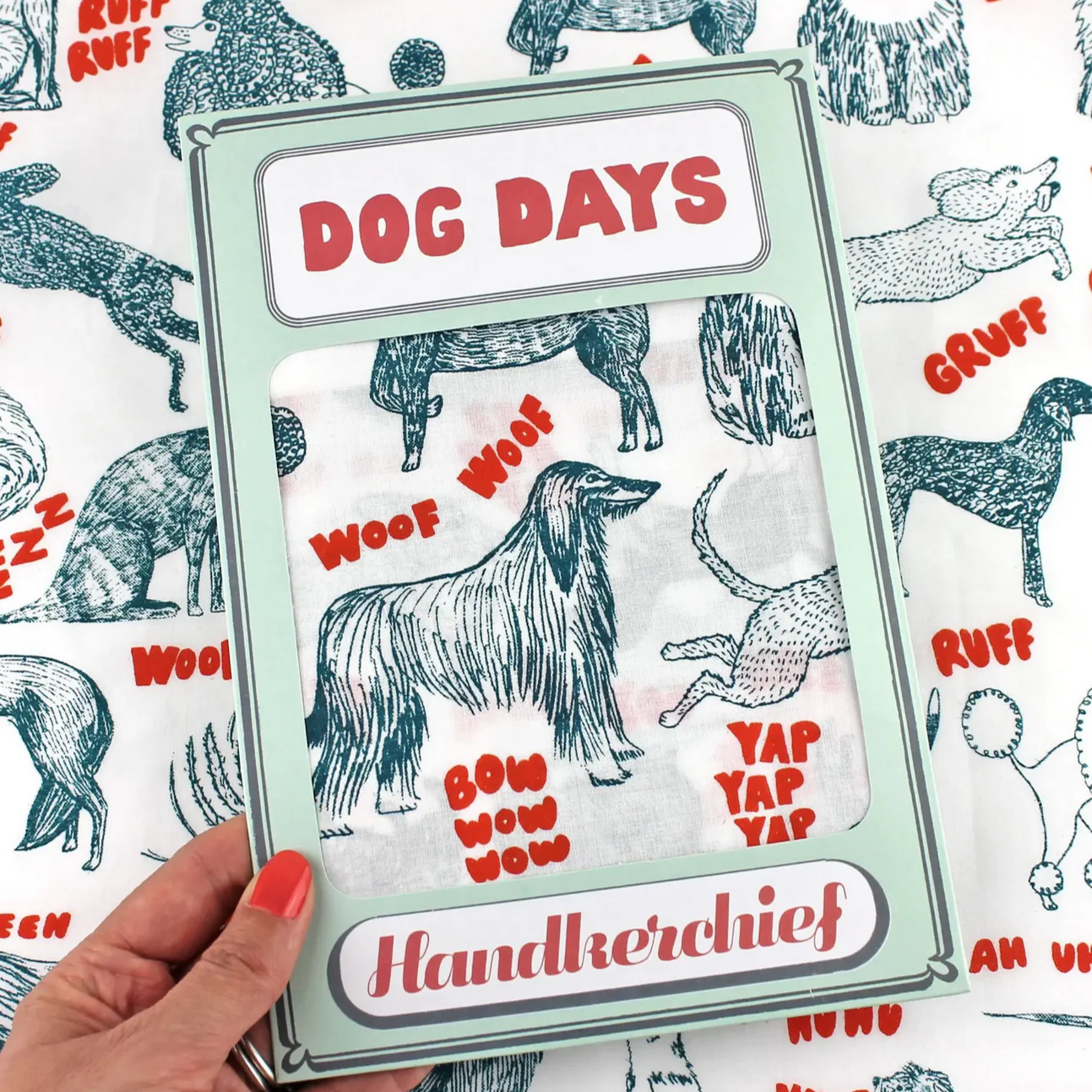 Dog Days Handkerchief Pocket Square Bandana - Image 4
