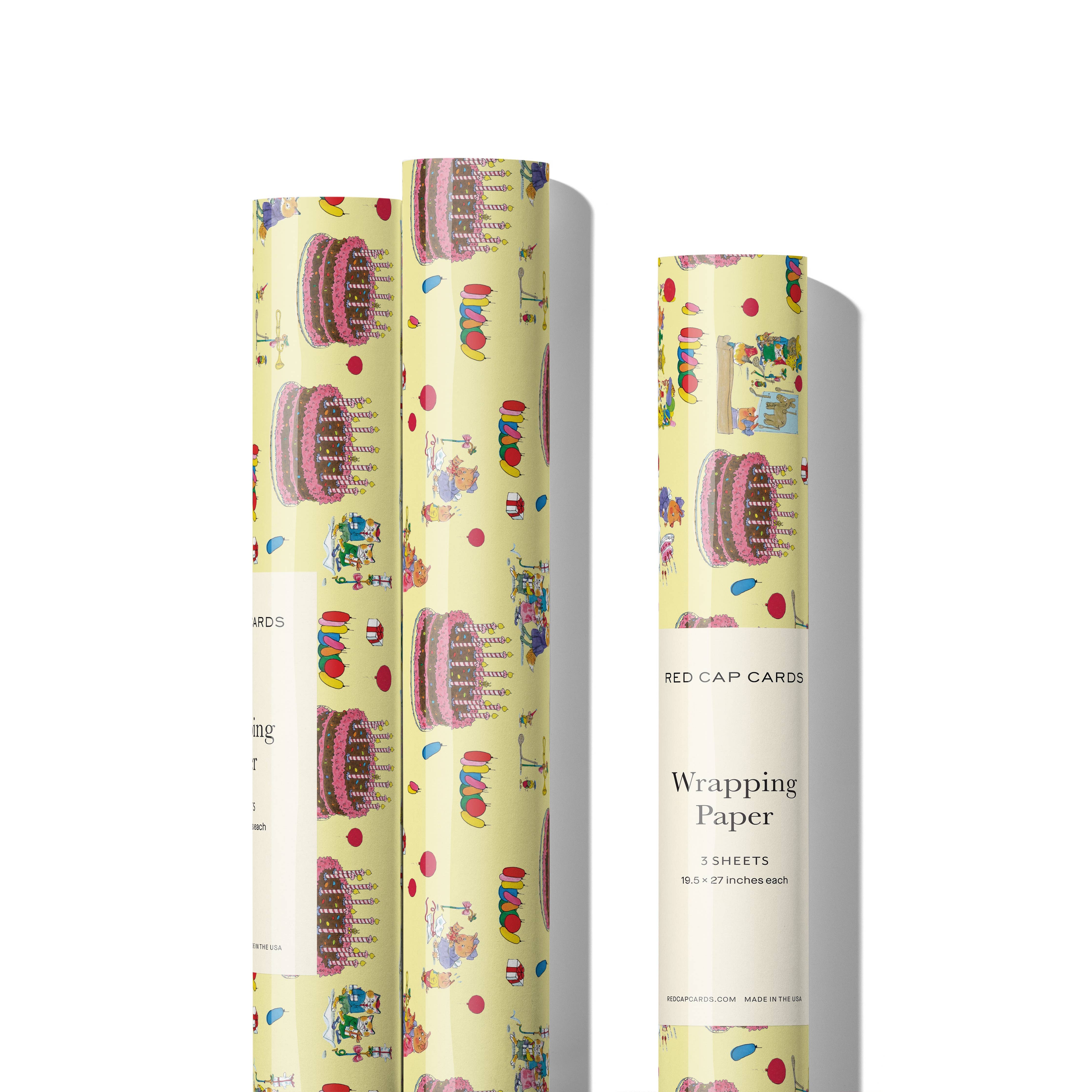 Dolly Pig Birthday wrapping paper (roll or sheet) - Image 2