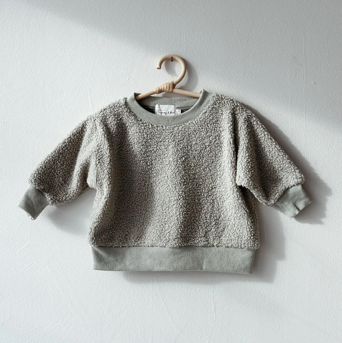 Teddy Pullover Pistachio -child