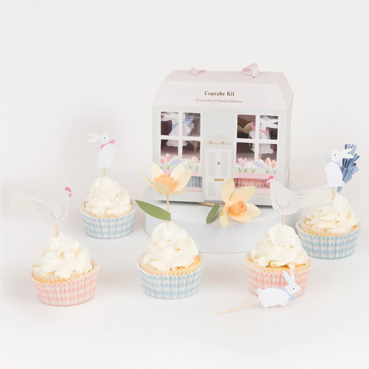 Easter Cottage Cupcake Kit (x24 toppers)