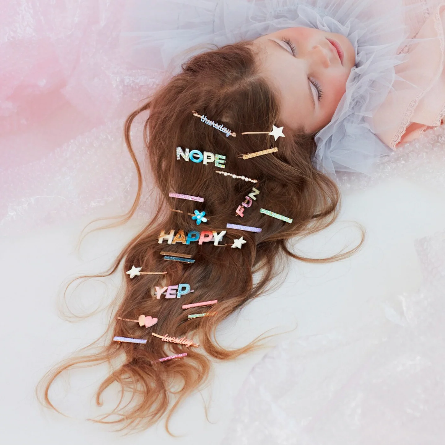 Enamel Week Day Hair Slides - Image 2