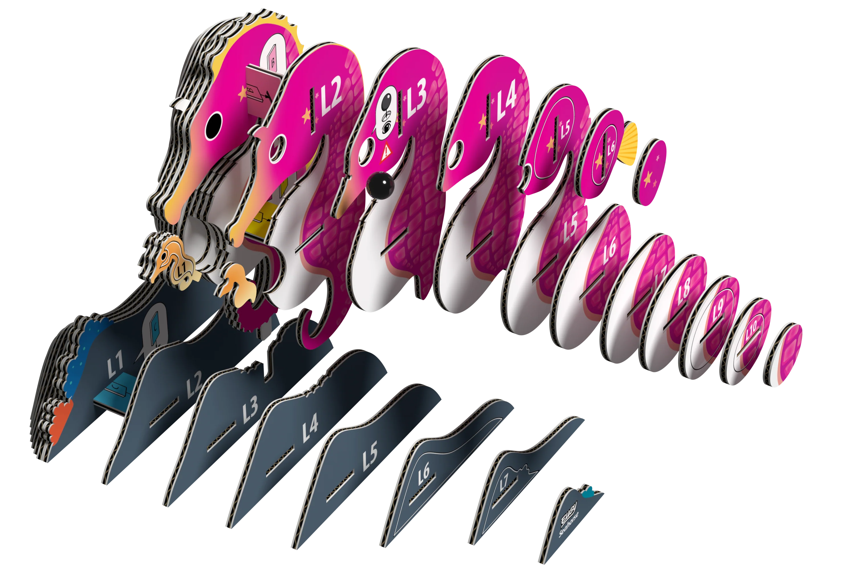 Seahorse 3D Puzzle - Image 6