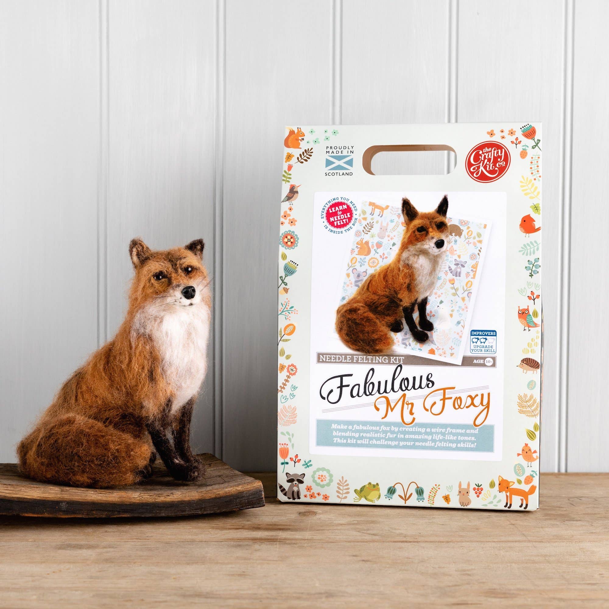 Fabulous Mr Foxy Needle Felting Craft Kit - Image 2