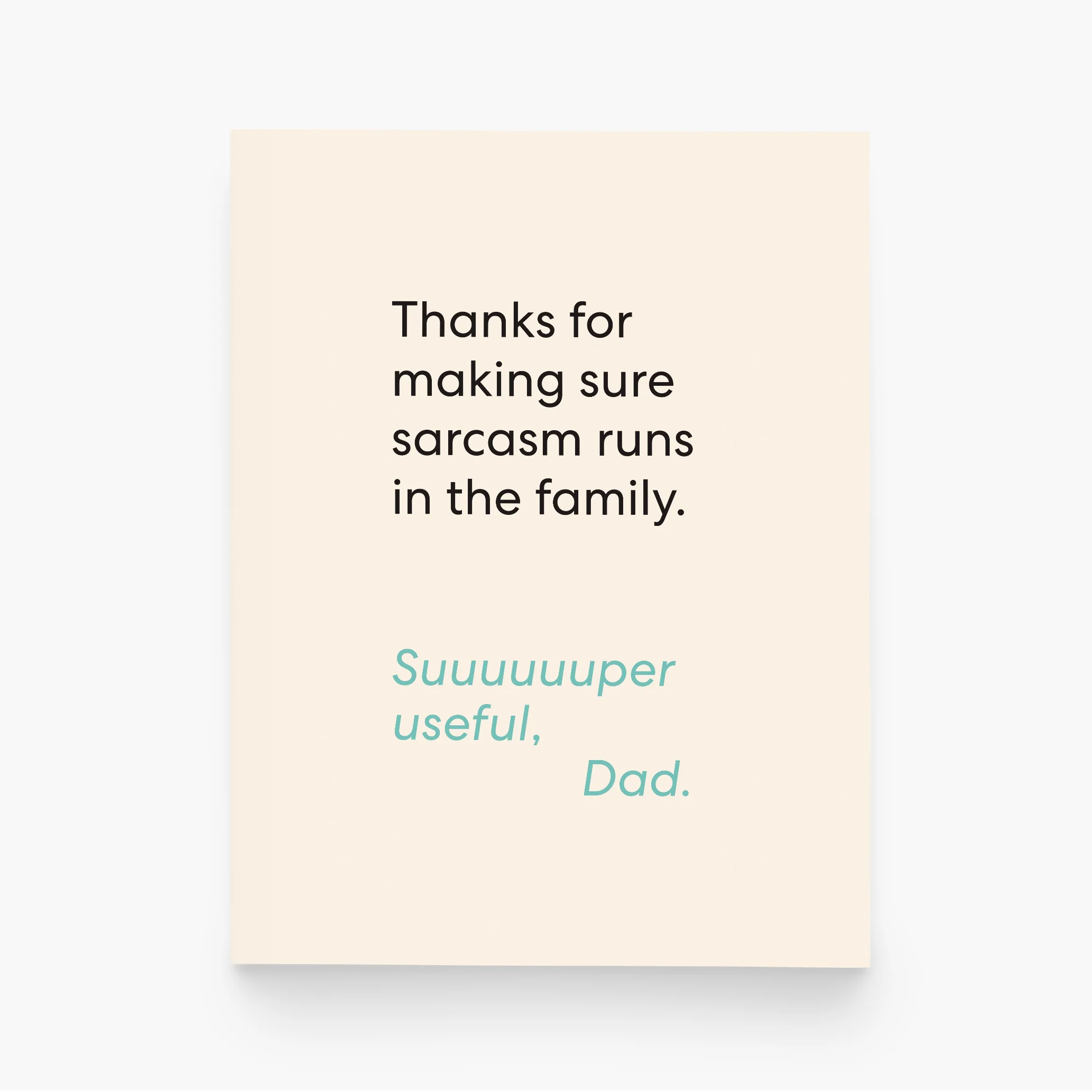 Father's Day Card – Sarcastic Dad