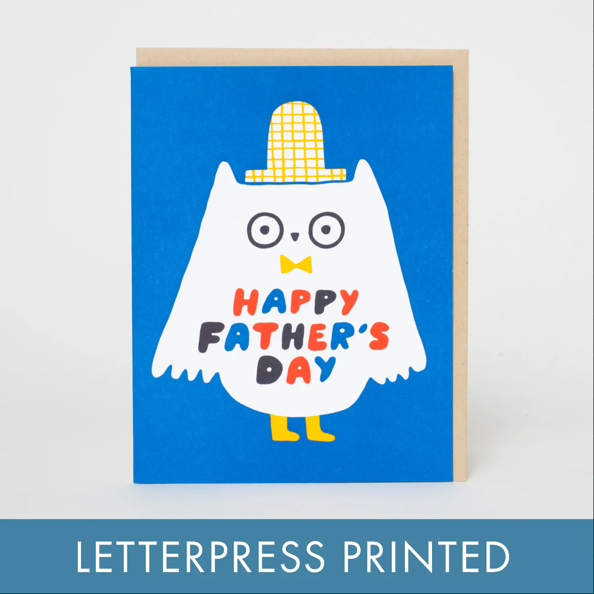 Father's Day Owl Letterpress Card - Suzy Ultman - Image 2