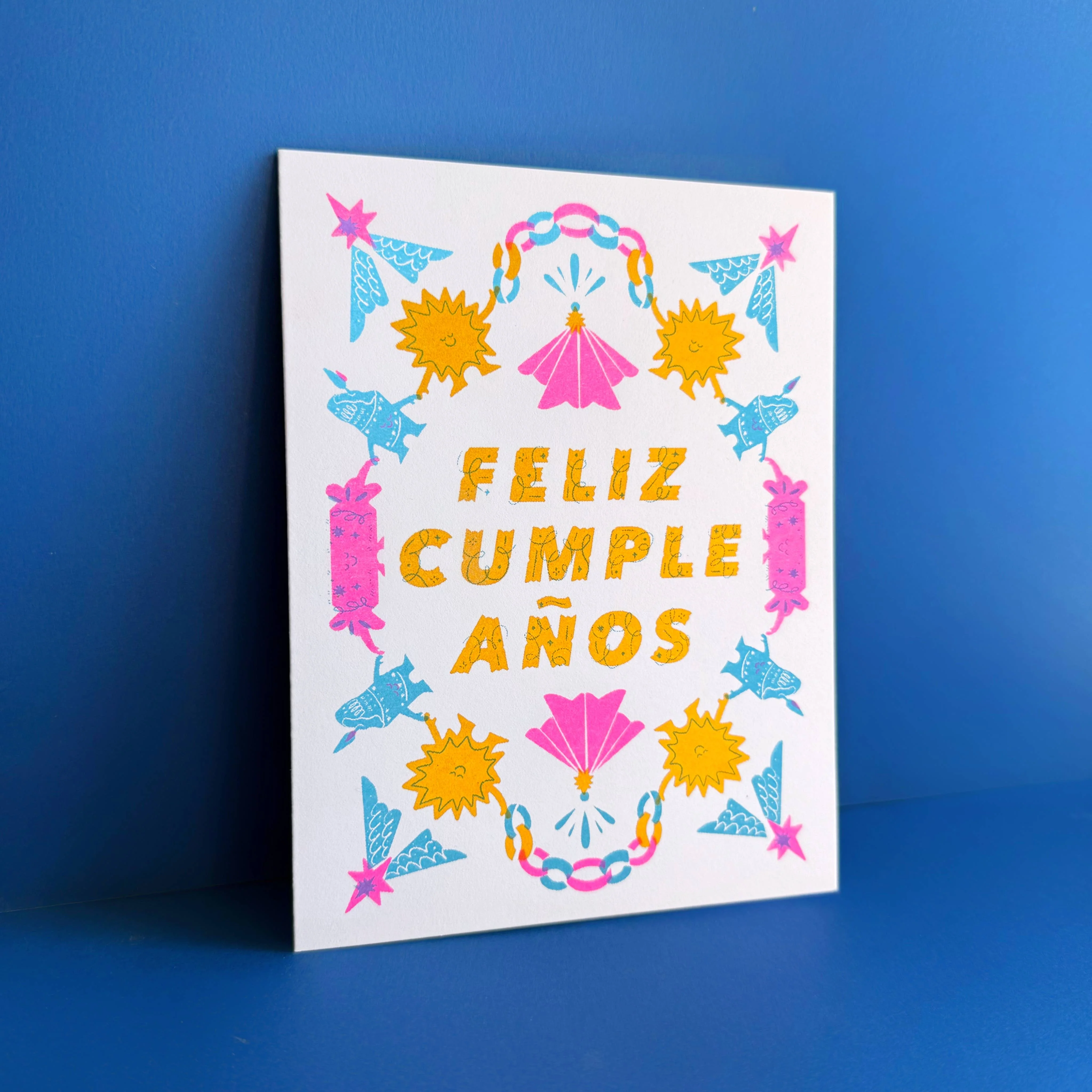 Feliz Cumpleanos Fiesta Spanish Birthday Card