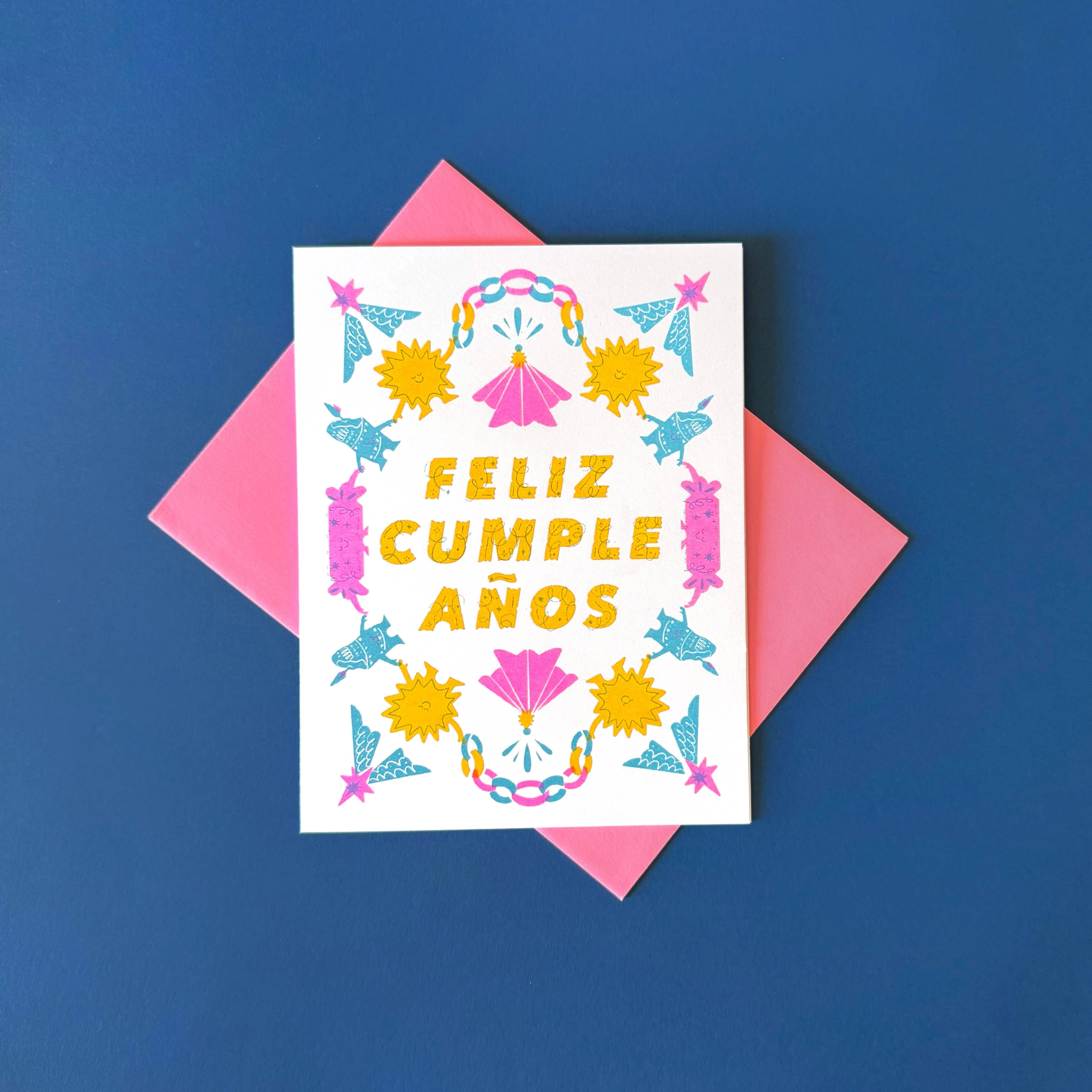 Feliz Cumpleanos Fiesta Spanish Birthday Card - Image 2