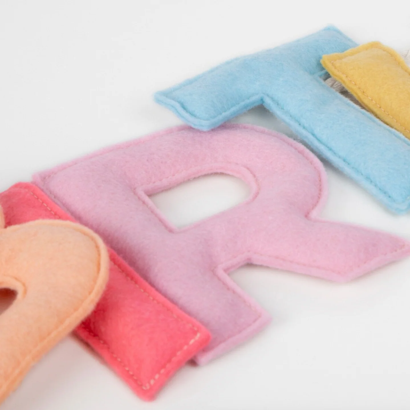 Felt Happy Birthday Garland - Image 3