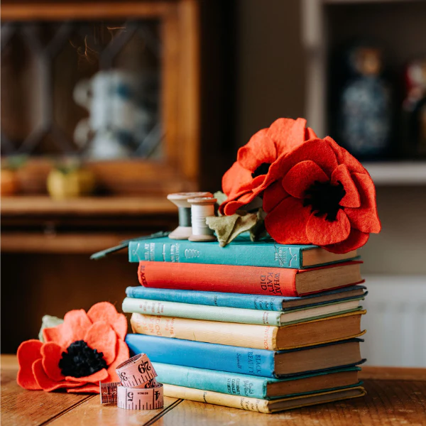 Felt Poppy Flower Craft Kit - Image 4