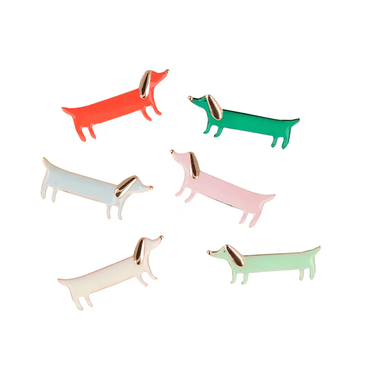 Festive Stripe Sausage Dog Crackers -6pk - Image 2