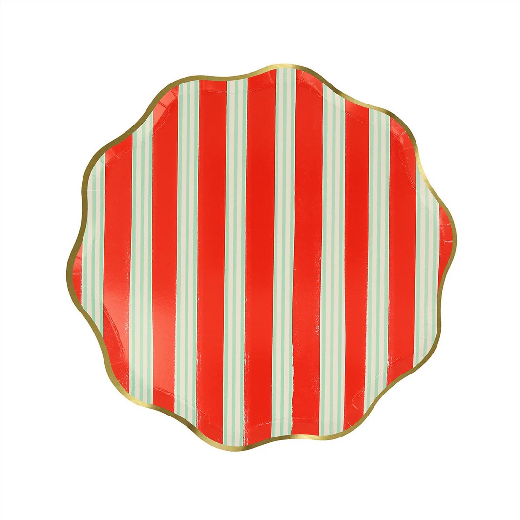 Festive Stripe Side Plates - Image 6