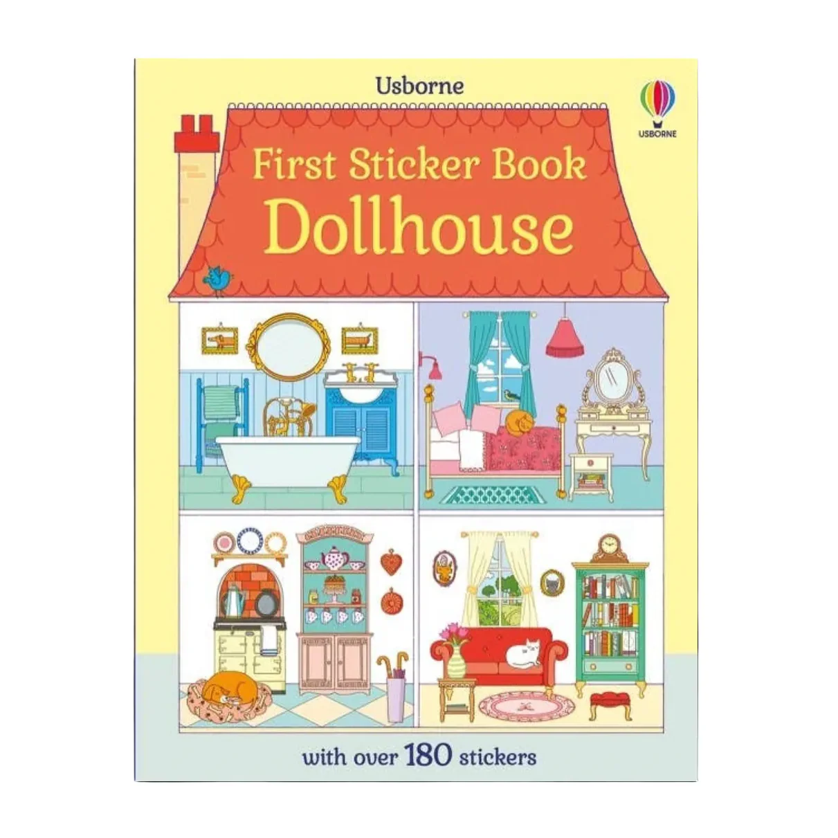 First Sticker Book Dollhouse : Usborne
