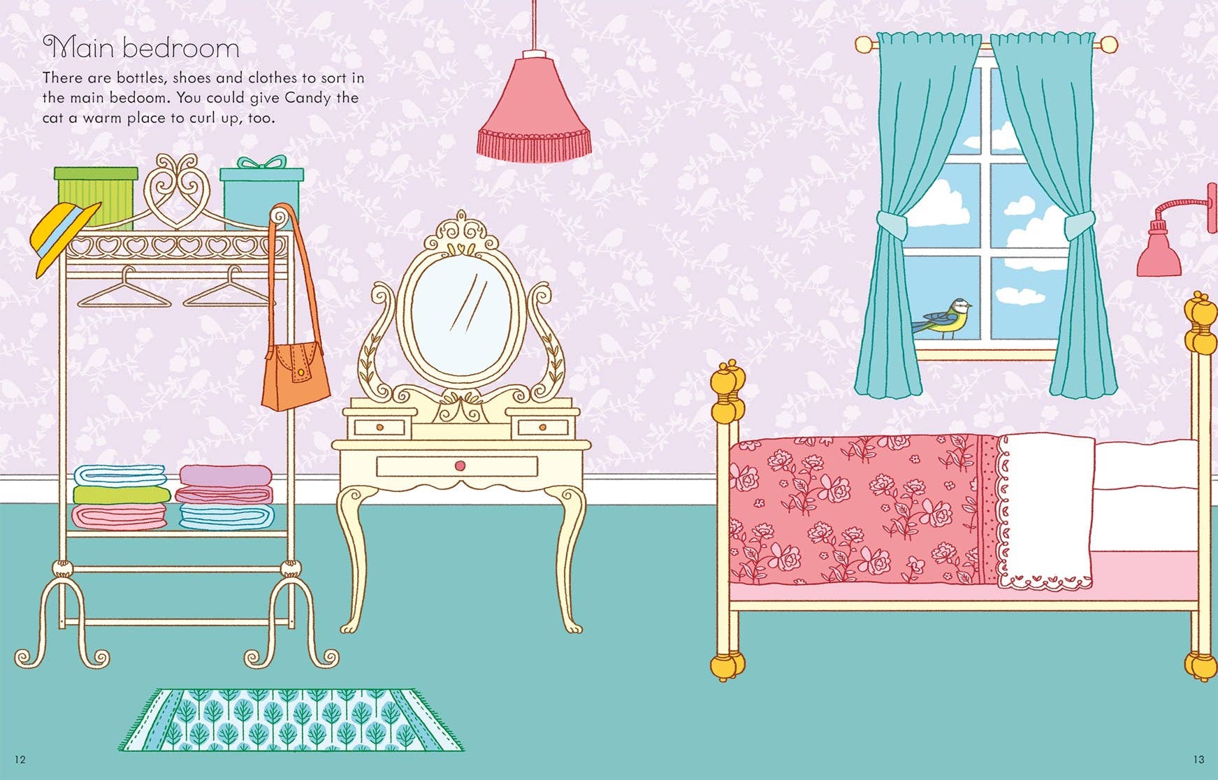 First Sticker Book Dollhouse : Usborne - Image 5
