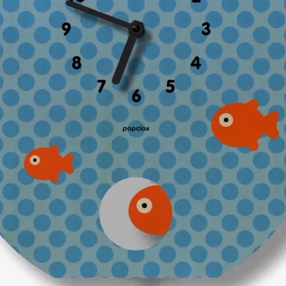 Fish Bowl Pendulum Clock -wood - Image 3