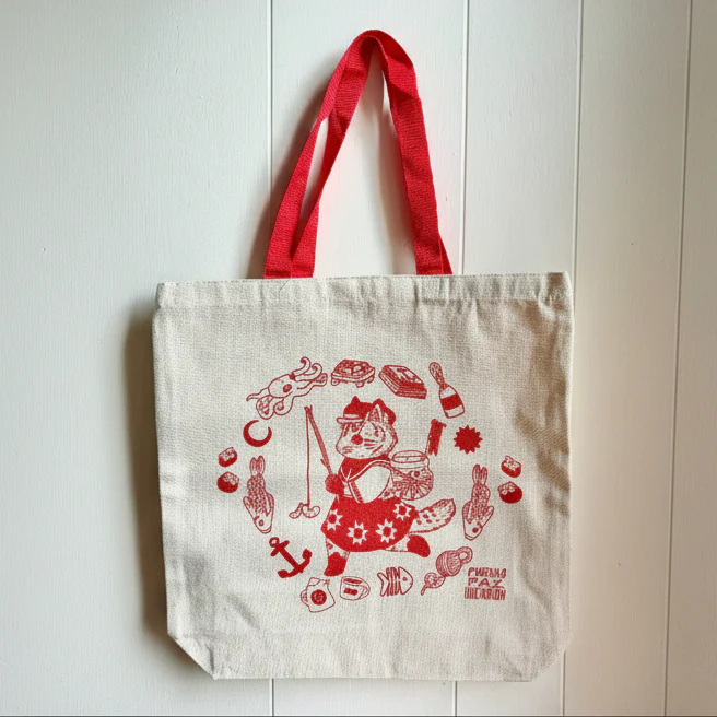 Fisher Cat Cotton Canvas Tote Bag