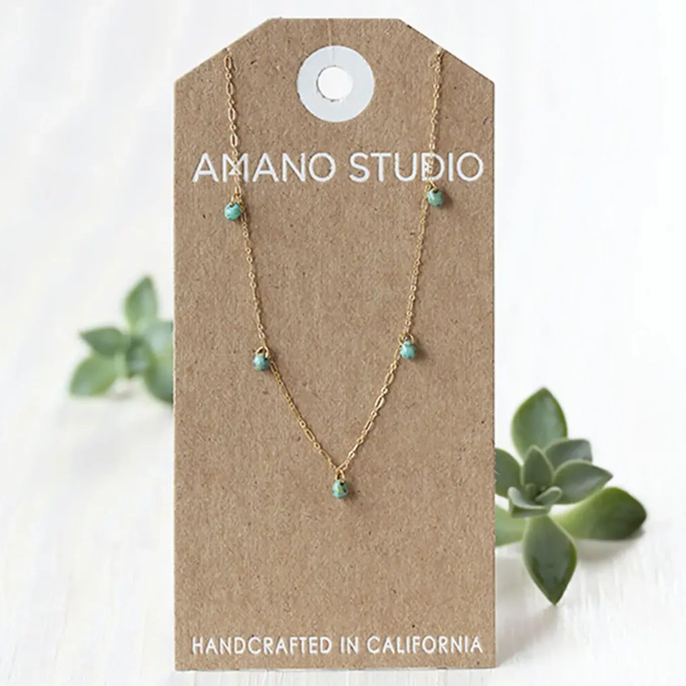 Five Graces Necklace- turquoise - Image 2