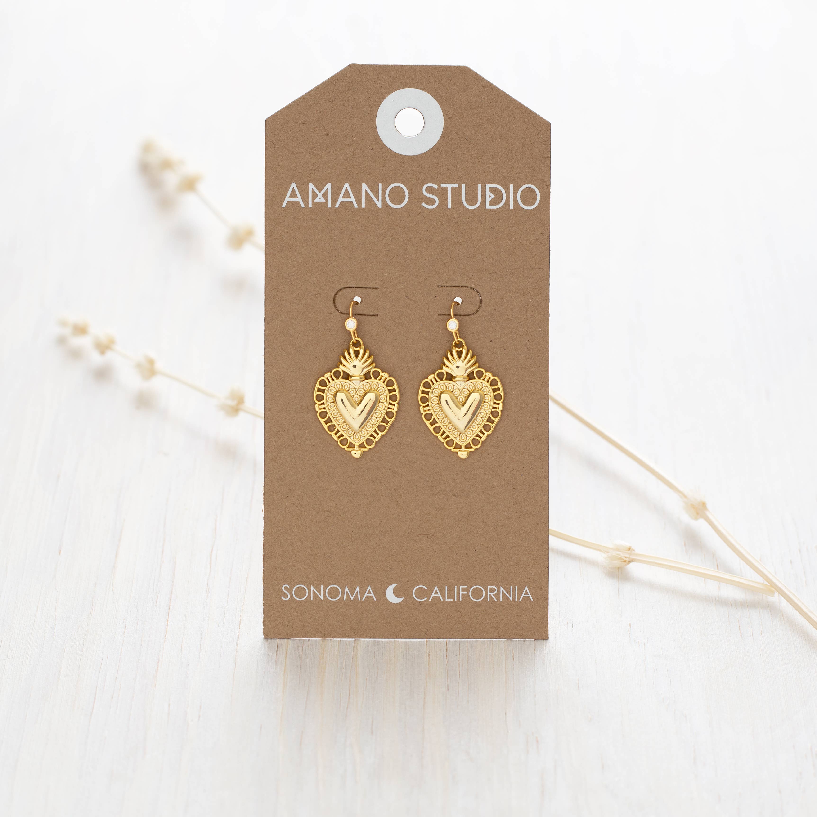 Flame of Love Earrings - Image 3
