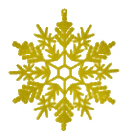 Flocked Snowflake Ornament - Image 3