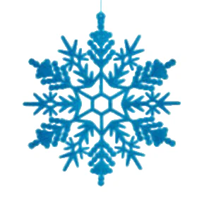 Flocked Snowflake Ornament - Image 6