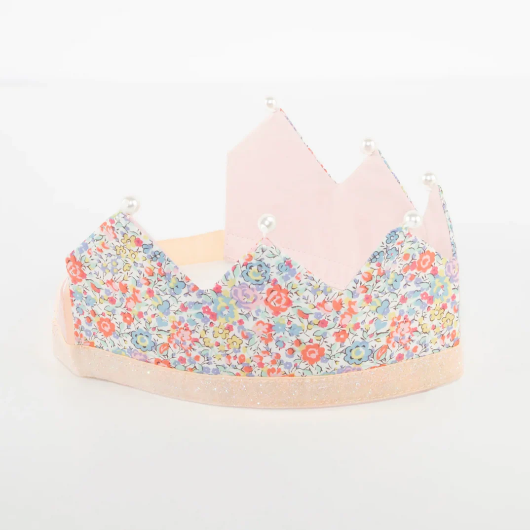 Floral & Pearl Liberty Party Crown - Image 2