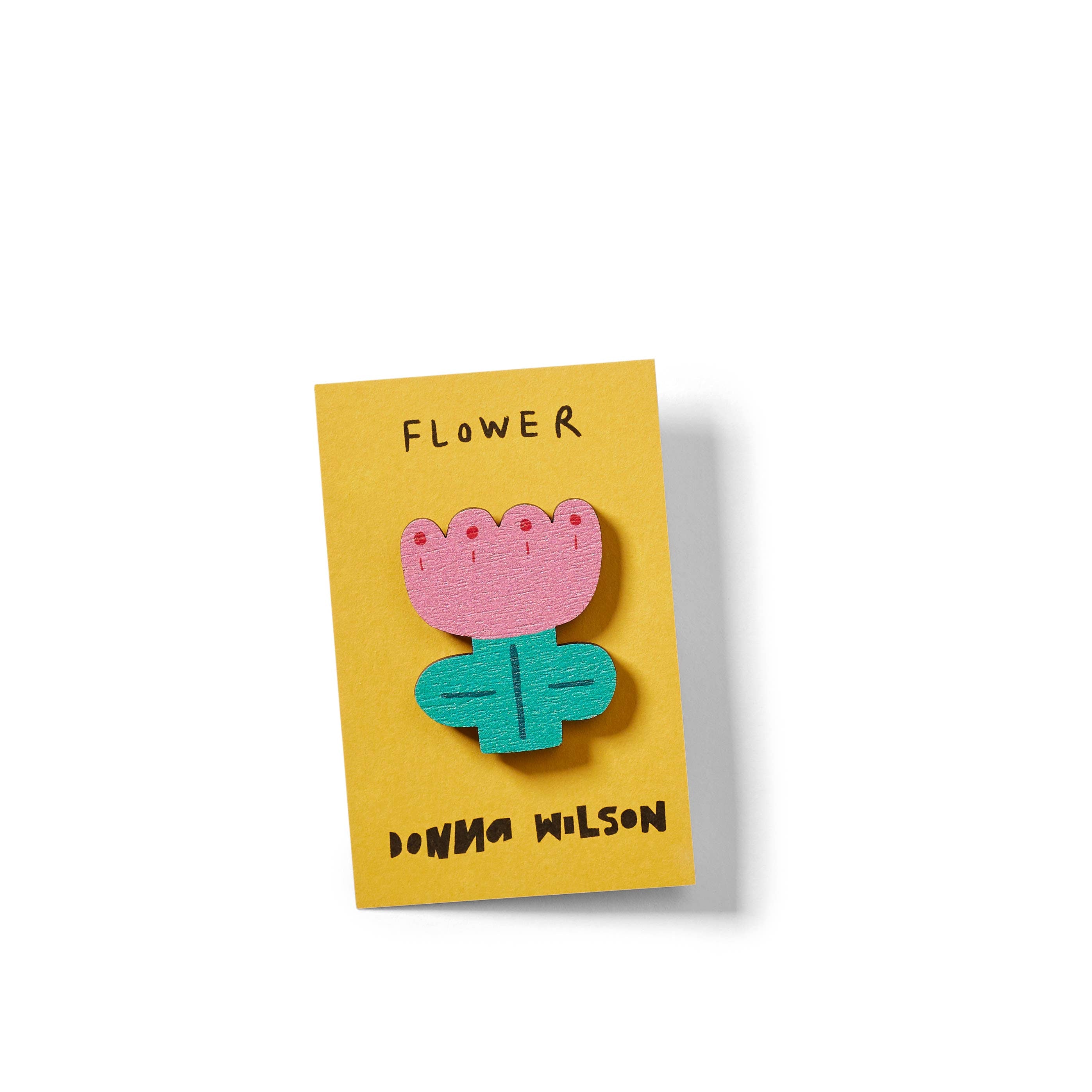 Flower Pin Badge-Donna Wilson