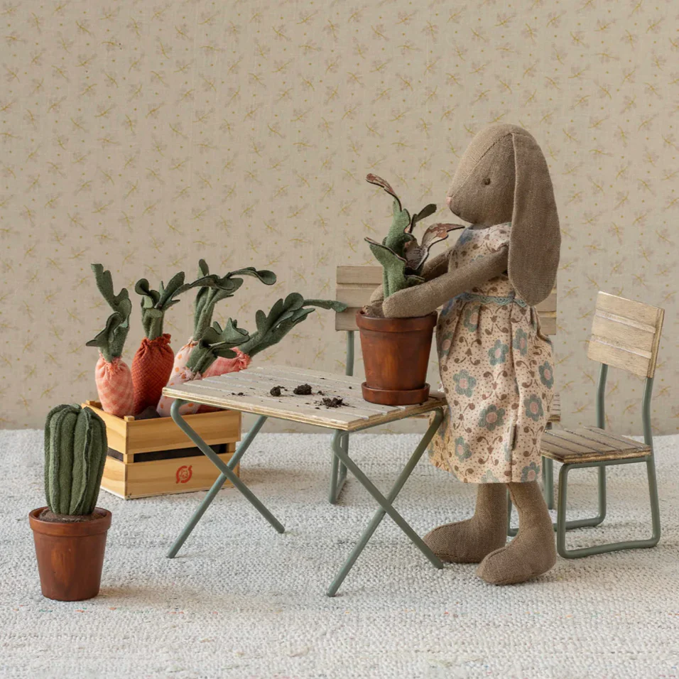 Flower pot with cactus- Miniature - Image 2