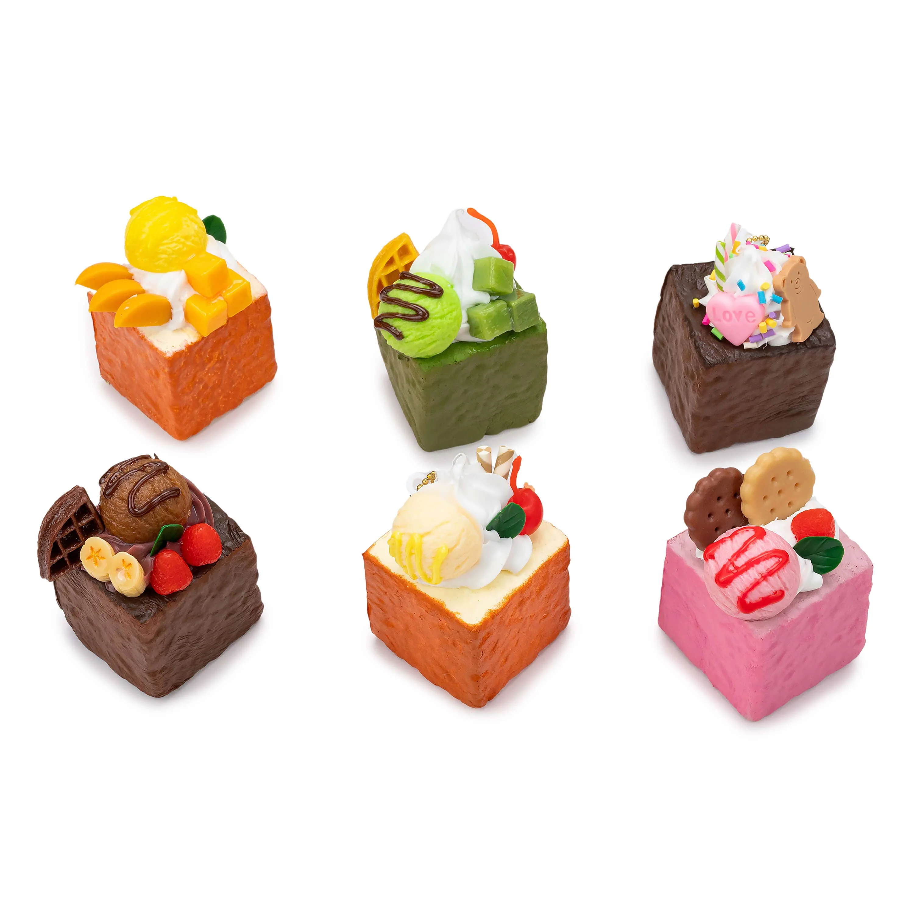 Fluffy Mochi Honey Toast Capsule Toy